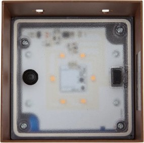 Външна стенна лампа ръждивокафява с LED 2 светлини IP65 соларна - Charlene