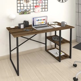 Odeon TopMebel меламиново реверсивно бюро в цвят опушен орех 120x59.8x73.8cm.
