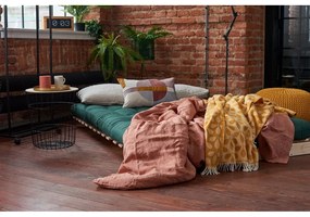 Зелен разтегателен диван 140 cm Roots - Karup Design