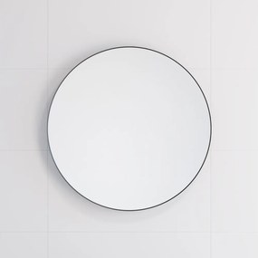 Огледало за баня BORGSTED Ø 60 см, черно