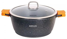 Тенджера Bohmann BH-7350-36 MRB, 36 см, 13 л, Индукция, Силиконови предпазители, Черен