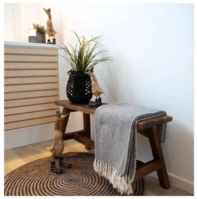 Кафява градинска пейка от масивно дърво Barcelona – House Nordic