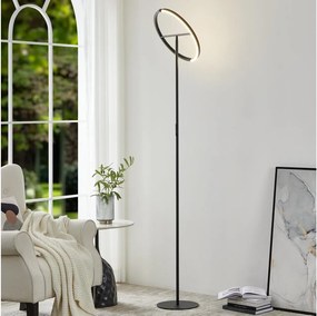 Eglo 901972 - димируема LED подова лампа CASTELPOTO 2xLED/8,8W/230V черна