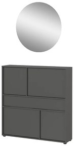 Антрацитен комплект за коридор Ameca 2.0 – Germania