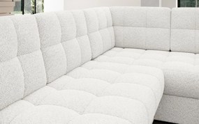 Ъглов диван Bale U-Бяло-Ляв