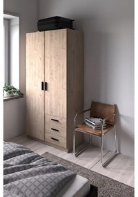 Гардероб от декор от дъб естествен 99x200 cm Sprint – Tvilum