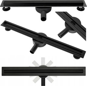 Линеен сифон Rea NEO Slim Pro Black 70