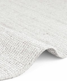 Светлосив двустранен ръчно изработен ютен кръгъл килим ø 200 cm Bouclé Jaipur – Hanse Home