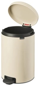 Кош за боклук с педал Brabantia NewIcon 1005535, 20 л, Плавно затваряне, Противоплъзгаща основа, Бежов