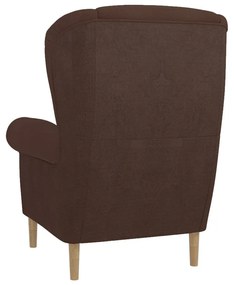Тъмнокафяво кресло крило Swan – Ropez