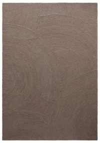 Ръчно изработен вълнен килим в кафяво-сив цвят 160x230 cm Eleni Taupe – Hanse Home