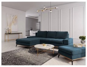 Петролно син пуф Planet - Windsor &amp; Co Sofas
