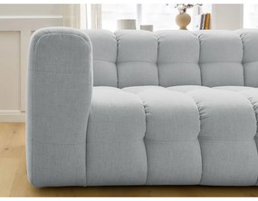 Светлосив ъглов диван (десен ъгъл) Cloud – Bobochic Paris