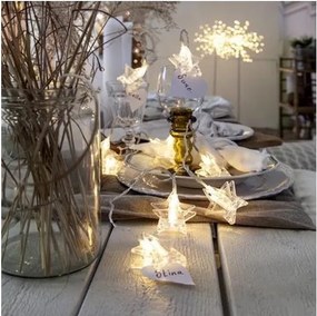 Eglo 411108 - LED гирлянд CLIPPY 10xLED 2,1m топло бяло