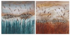 Картина DKD Home Decor Модерен (100 x 3,5 x 100 cm) (2 броя)