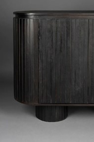 Тъмнокафяво шкафче от масивно манго 110x80x40 cm Kenji – Dutchbone