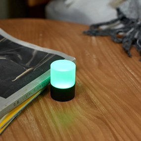 Черна светлинна декорация с USB ø 4,5 cm Lemelia – Gingko