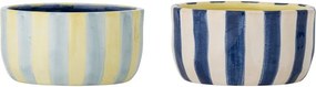 Жълти/сини керамични купички в комплект 2 бр. 300 ml Phoenix – Bloomingville