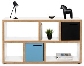 Бяла/естествена библиотека 150x83 cm Berlin – TemaHome