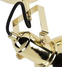 Индустриален кръгъл прожектор златен 1-светлина - Tommy