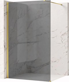 Параван за душ Rea Flexi Grey / Gold 100