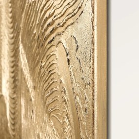 Ръчно рисувана картина 88x118 cm Metallic Champagne – Malerifabrikken