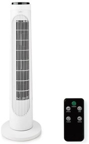 Nedis FNTR13CWT40 - Вентилатор тип кула 50W/230V бял + + д.у.