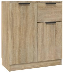 811109 vidaXL Сайдборд, сонома дъб, 60x30x70 см, инженерно дърво