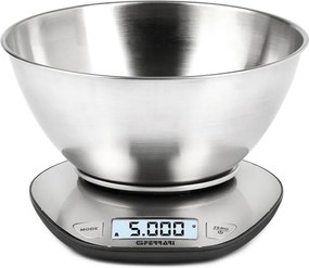 G3Ferrari G2006200 - Цифрова кухненска везна с купа 2xAAA неръждаема стомана