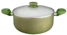 Тенджера с керамично покритие 22см зелена TANGO-(HX-30.22GR)