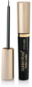 Очна линия Golden rose Perfect lashes Black eyeliner, Мека четка, 8.5 мл