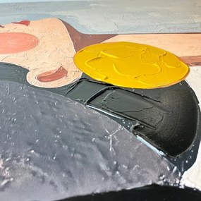 Картина с ръчно изрисувани елементи 70x100 cm Mae – Styler