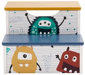 GINGER HOME Дървено столче 2в1 MONSTER