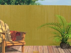 Nortene - Еднолицева пластмасова ограда Plasticane - 1,5 х 3 метра - бамбук