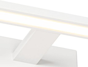 Стенна лампа бяла 41,5 см с LED IP44 - Jerre