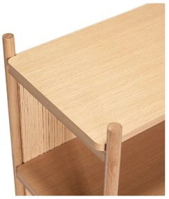 Библиотека от декор от дъб в естествен цвят 75x162 cm Heritage – Hübsch