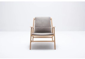 Фотьойл в сиво-натурален цвят Dedo - Gazzda