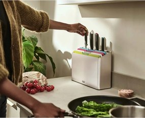 Комплект дъски за рязане и ножове с поставка 10x32 cm Folio Icon Plus – Joseph Joseph