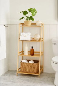 Бамбуков рафт за баня в естествен цвят 52x115 cm Elori – Bonami Essentials