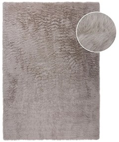 Кафява синтетична кожа 160x230 cm Alpine Faux Fur – Flair Rugs