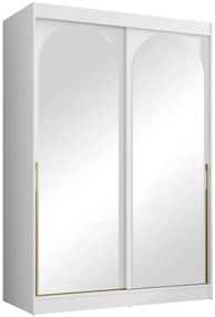 Гардероб Модин плъзгащ-бял-дължина: 150 см