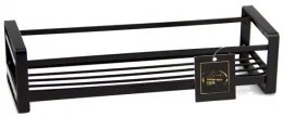 G-Метална поставка за подправки ЧЕРЕН МАТ 28.2x9.2xh7cm (23183-001)