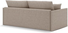 Светлокафяв шенилов сгъваем диван 209 cm Shannon – Cosmopolitan Design