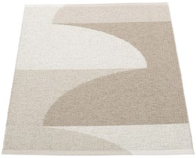 Бежов килим за открито и закрито 70x90 cm Hill Dark Linen – Pappelina