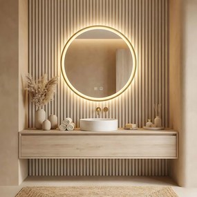 Огледало LED 90cm MMJ Gold