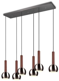 Черно висящо осветително тяло Ciliana – CINQUE