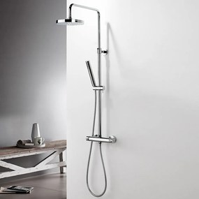 Душ колона Eurorama Slim-Черен матова