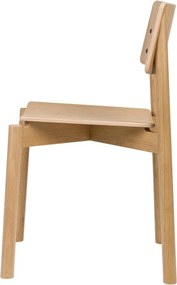 Трапезен стол за подреждане от декор от дъб в естествен цвят Wem – noo.ma