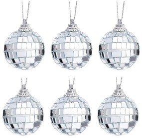 Пластмасови коледни топки в комплект 6 бр. ø 4 cm Mirror Ball Mini – Sass &amp; Belle
