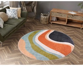 Кръгъл килим подходящ за пране ø 120 cm Colors of Joy – Vitaus